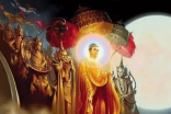帝释天：印度教中的雷电神和战神，为佛教八部天龙之一